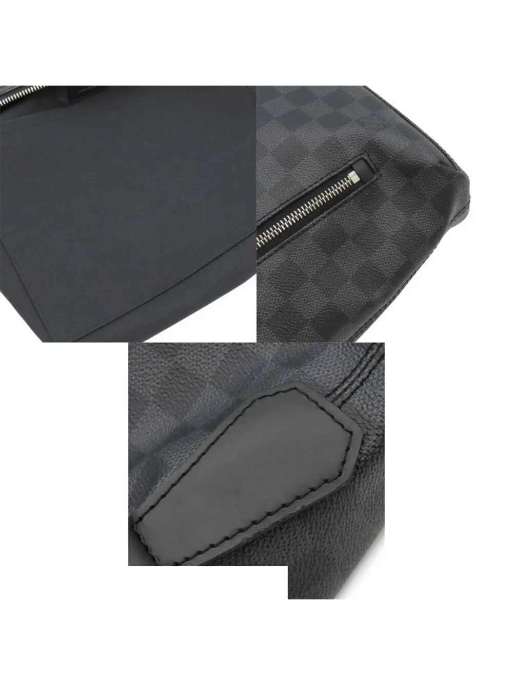 Louis Vuitton Mick PM Black Damier Graphite Canvas Shoulder Bag